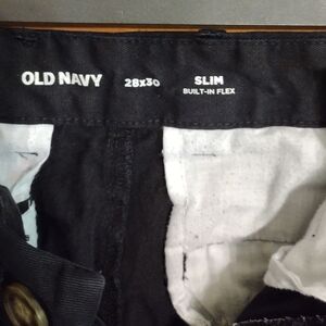 Old Navy Black Slim Fit Trousers